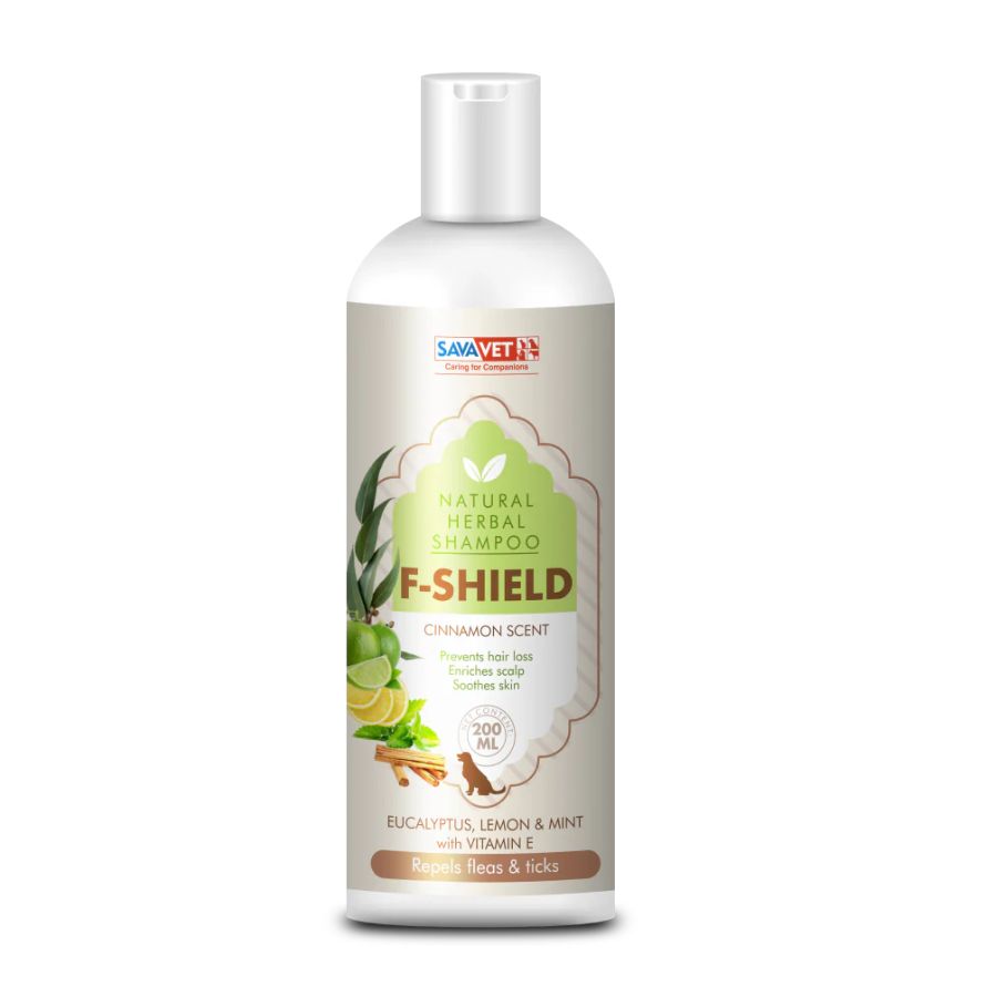 F shield herbal shampoo for dogs