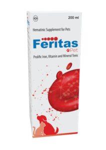 Intas Feritas Syrup for Dogs & Cats 200 ml - VetLive