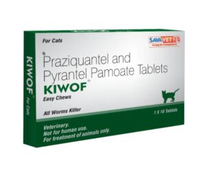 Kiwof deworming pill for cats