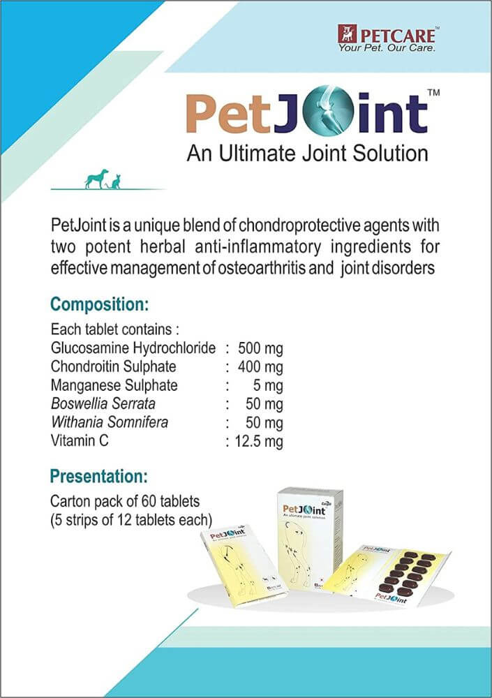 petjoint supplement composition