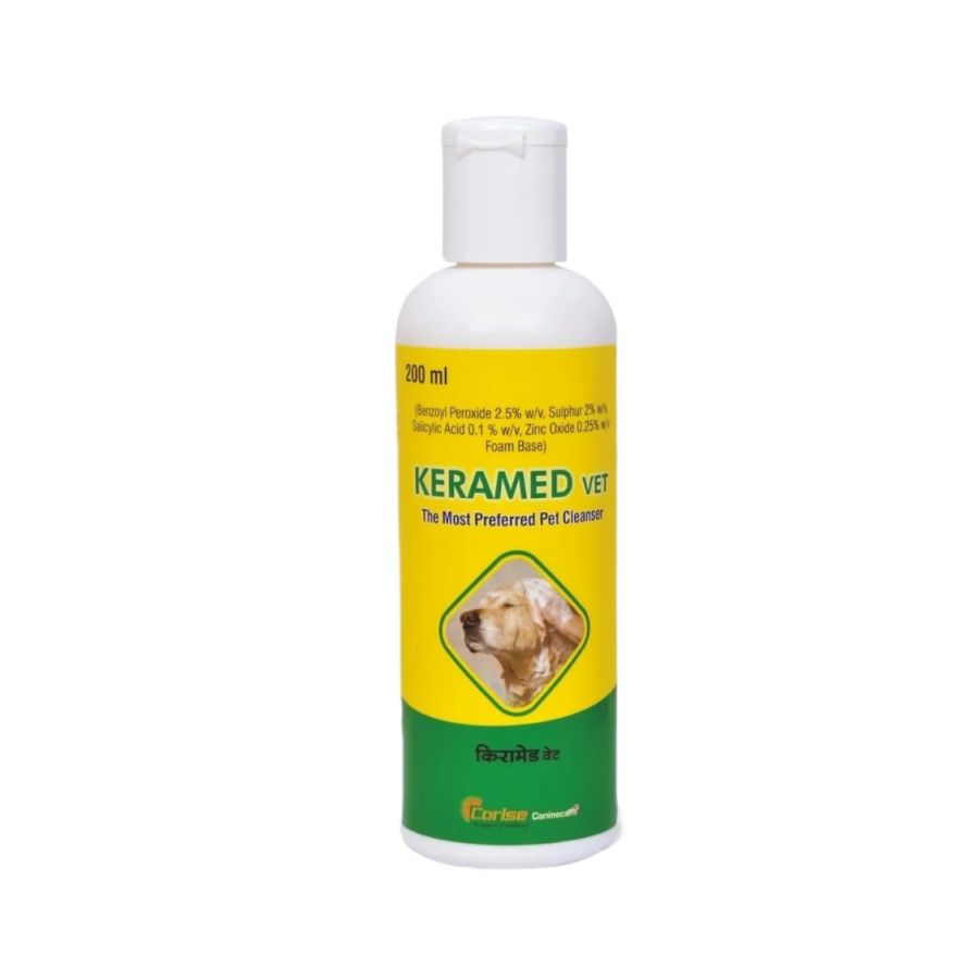 Keramed vet shampoo